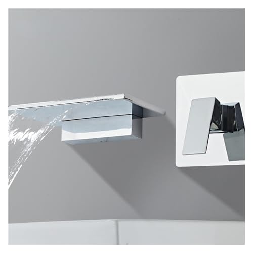 Robinet de cuisine cascade en laiton noir avec mitigeur chaud froid