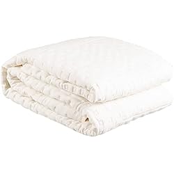 Telas Para Colchas Bouti LOLAhome Colcha bouti Beige geométrica de Tela de Microfibra de 135x185 cm