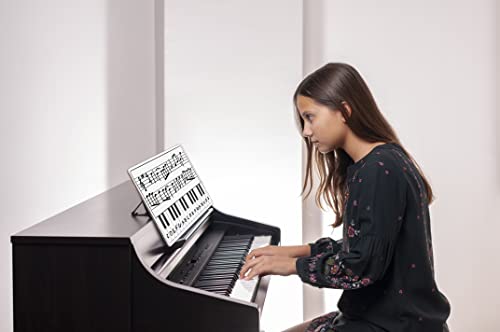 11 X 14 Inch Keyboard Practice Dry Erase White Board Lapboard L Durable Portable Double Sided Music Whiteboard For Kids Students, Musicians And Home #TOP4