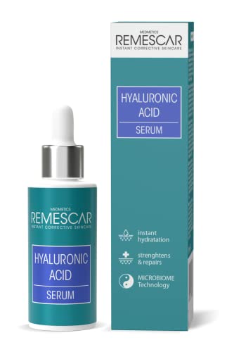 Remescar Hyaluronic Acid Serum for Face 30ml, Intense Moisturising Complex for Skin Hydration for Beautiful & Healthy Skin