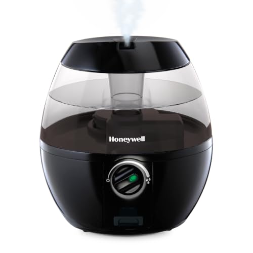Honeywell-HUL520BC-MistMate-Ultrasonic-Cool-Mist-Humidifier-Black-with-Adjustable-Mist-Control-Auto-Shut-off-Ultra-Quiet-Operation-Visible-Cool-Mist Honeywell HUL520BC MistMate™ Ultrasonic Cool Mist Humidifier, Black, with Adjustable Mist Control, Auto Shut-off, Ultra Quiet Operation, Visible Cool Mist - Image 1