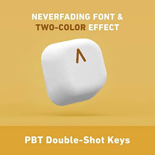 Azio Izo Wireless Bt5/Usb Pc & Mac Mechanical Keyboard, White Blossom & Izo Wireless Bluetooth Mouse With Round Ergonomic Form, Optical Sensor, Adjustable Dpi, Rechargeable, Pc & Mac - White Blossom #TOP3