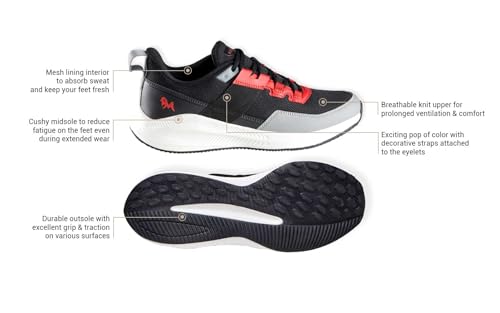 Image of Neeman's The Exuberants Sneakers for Men | Comfortable and Flexible | Casual Shoes for Men | Stylish and Trendy | Walking, Running, Gyming Sneakers | EVA Sole Men's Sneakers