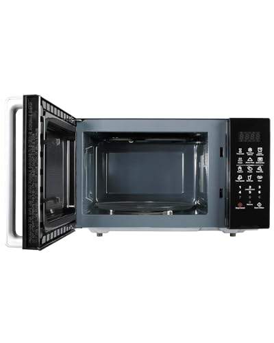 SMETA Microwave Combination Oven 900W With Grill 25L, Countertop 1000W Grill, Defrost Function, 6 Auto Cooking Menus, 11 Power Levels, Easy Clean Black - Image 7