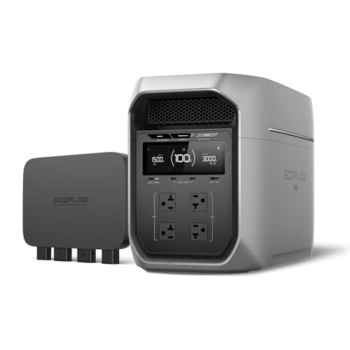 EcoFlow Delta 3 Max Plus ポータブル電源 2048Wh+800W Alternator Charger