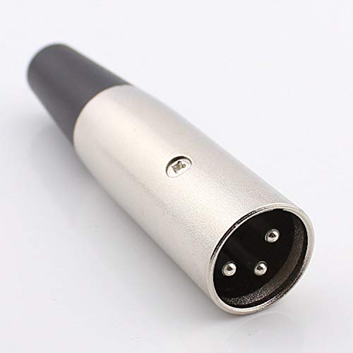 Eidoct 3 Pin XLR Solder Type Connector, Male/Female Audio Mic