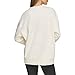DKNY Women's Performance Longline Wrap Graphic Crewneck, Sand