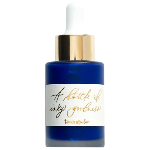 Tom’s Studio Calligraphy Ink | 30ml, Ultra Marine Blue | Water-Resistant Ink for Dip Pens & Brushes, with Pipette
