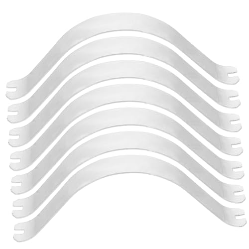 Image of HAPINARY 50pcs Invisible Corner Brackets for Picture Frames Spring Clips for Backing Framing Tools for Photos Drawings and Posters Smooth Wear-Resistant Clips
