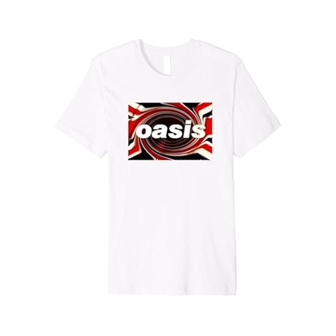 Oasis – Union Jack Logo Premium T-Shirt