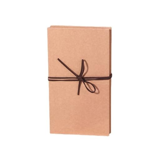 ZNJAMN áLbum De Documentos Y Billetes Álbum de Fotos Plegable en acordeón, Bricolaje, Tipo Adhesivo, Papel Kraft Blanco para Billetes De Papel Plegables