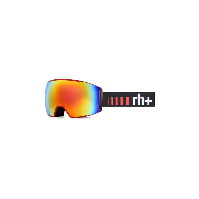 Gafas de esquí unisex rh+ talla única en color rojo mate rojo y blanco para nieve