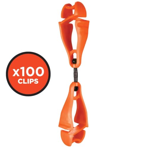 Image of Ergodyne Squids 3420 Swiveling Glove Clip Holder with Dual Clips