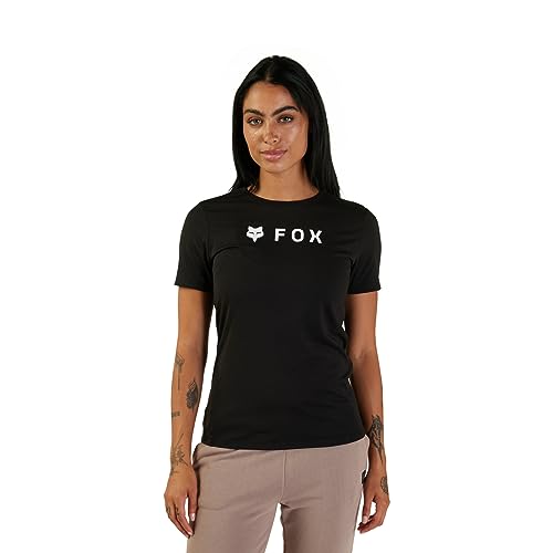 Fox Racing W Absolute Ss Tech Tee Windbreaker Damen, Schwarz, M
