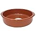 Acan Cazuela Redonda de Barro con Asas, diámetro Exterior 31 cm (Asas Incluidas), diámetro Interior 26,6 cm, Apta para vitro y Horno