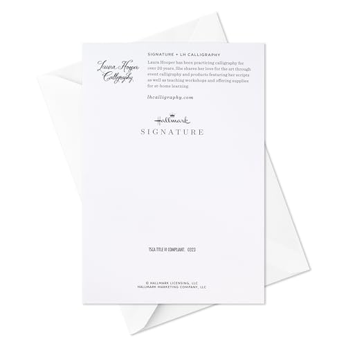 Hallmark Cartão de aniversário exclusivo (ouro e madeira, Love You More) para marido, esposa, parcei