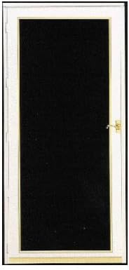 469-36W 36" WHT Decor Strom Door