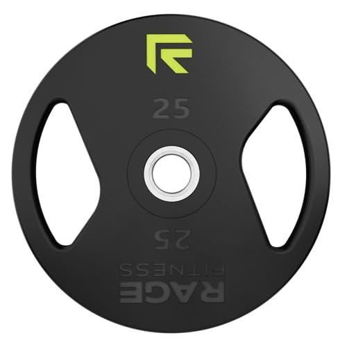 Rage Fitness Rubber Coated Cast Iron Plate