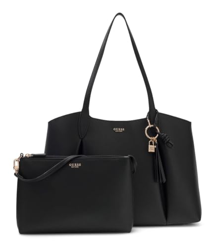 Sac à épaule Melody 2 In 1 Tote ajustable noir GUESS avec pochette