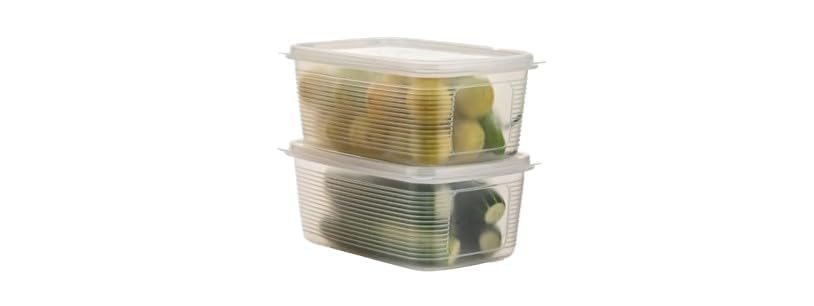 SORATH BPA-Free Plastic Food Storage Containers with Lids Stackable Airtight Boxes for Fridge & Freezer Reusable Organizer Bins for Fruits, Vegetables, Meal Prep & Leftovers (2)-picture-38