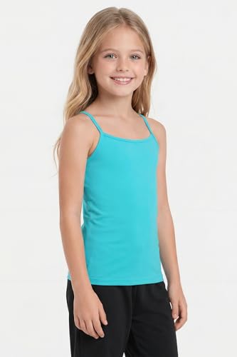 Image of Kurve Girl's Sleeveless Tank Top - Stretch Undershirts Cami Camisole, UV Protective Fabric, Rated UPF 50+ (Made in USA)