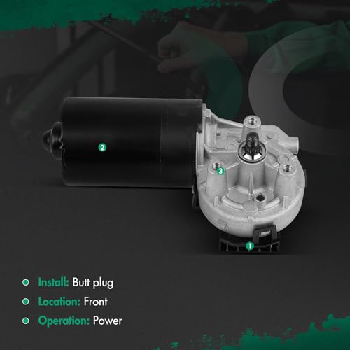 Image of SCITOO Front Windshield Wiper Motor Replacement for 1992-1994 for for 100,2000-2003 for Mercedes-Benz for ML55 AMG Wiper Motor 1638204342 5 Pins