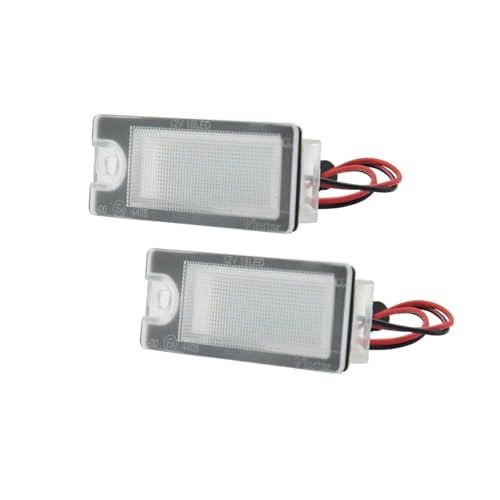 Luz LED matrícula blanca para Volvo S60 S80 V70 XC70 XC90 2003-2006 Lámpara placa auto