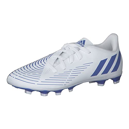[アディダス] ジュニアサッカースパイク 天然芝用 プレデター エッジ.4 AI1 J GW2368 （ホワイト×ブルー/２４．５/Jr）