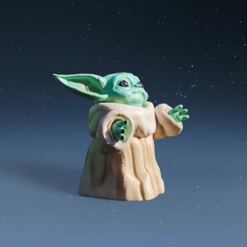 Image of Gifts- Baby Yoda Action Figure Toys for Car Dashboard, Study Table, Office Desk Decoration, 13x13 CM