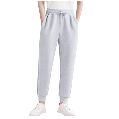 Sweatpants for Teen Boys Trendy Youth Baggy Athletic Elastic Waisted Sweat Pants with Pocket Casual Kids Warm Joggers