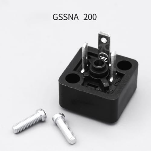 Prise d'électrovanne GSSNA 200 Type C 3 broches 230V 6A espacement 8mm