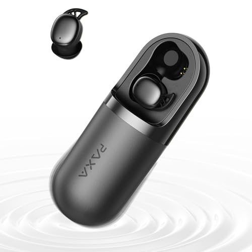 Image of PAXA Sleep Headphones for Side Sleepers, Sleep Invisible Earbuds with Vibration Charging Case Wireless Bluetooth 6.0, Soft Silicone Mini Earbuds for Sleeping, Snoring Noise Isolation, S13 Black