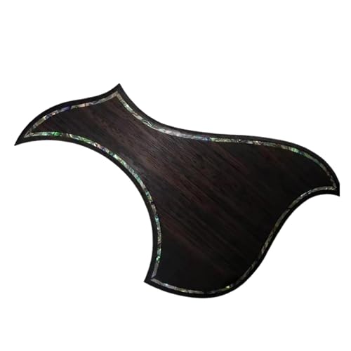 Pickguard De Guitare Soild ローズウッド ピックガード アワビインレイライン付き アコースティックギター用