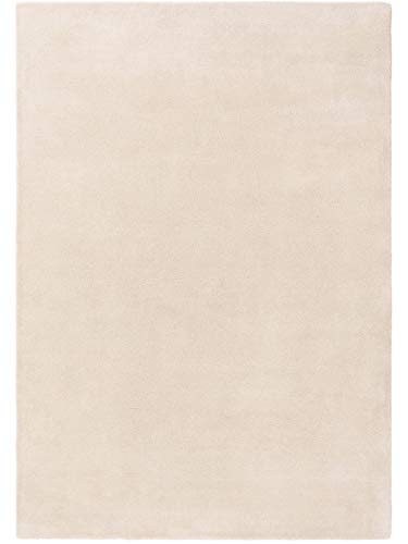 benuta NATURALS Wollteppich Bent Plain Cream 200x300 cm - Naturfaserteppich aus Wolle