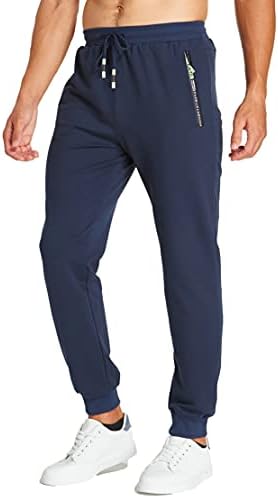 ZOXOZ Jogginghose Herren Baumwolle mit Reißverschluss Taschen Sweatpants Herren Hose