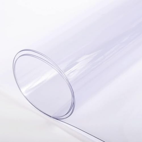 Farm Plastic Supply - Clear Vinyl Sheeting - 40 Mil 5.5' Wide - Vinyl Plastic Sheeting, Clear Vinyl Roll, Clear Vinyl Sheet for Storm Windows, Covering, Protection, Tablecloth Protector (5.5' x 20')