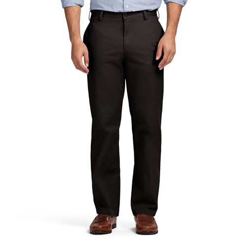 IZOD Men's American Chino Flat Front Classic Fit Pant