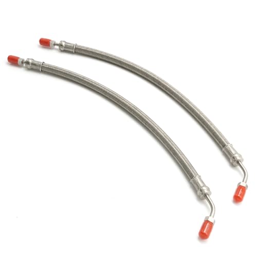 Image of Saihisday 4Pcs 32-864588 Trim Tilt Hydraulic Ram Cylinder Hose Kit, Replacement for Mercruiser Alpha One with Trim Cylinder 15-9 /16 inch, Replaces 32-864589