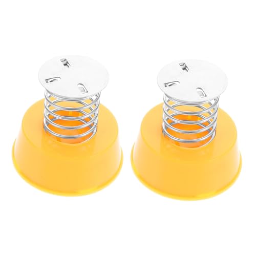 WHAMVOX 2pièces Figurines à Ressort pour Tableau De Bord Socles à Ressort Décoration Tête Tremblante DIY pour Voiture Et Vélo Accessoires Colorés Et Amusants