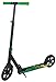 Schildkröt City Scooter Street Artist 2.0, 200 mm, Trottinette de Loisirs de Haute Qualité, Aluminium, Pliable, pour Enfants et Adultes, Qualité Améliorée, Couleur: Vert/Noir, 510103