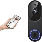 1080P Wireless Security Camera, AI Human Detection, 2-Way Audio, Night Vision, Real-Time Motion Alerts, Cloud Storage (Sold Separately), Indoor/Outdoor Surveillance Camera, 2.4GHz WiFi Only