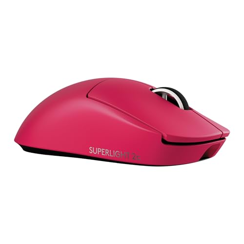 Image of Logitech G PRO X SUPERLIGHT 2c wireless gaming mouse, 53 g pro-grade compact mouse with 5 programmable buttons, USB-C charging, 44K DPI sensor, up to 8 kHz polling for PC /Mac - Pink