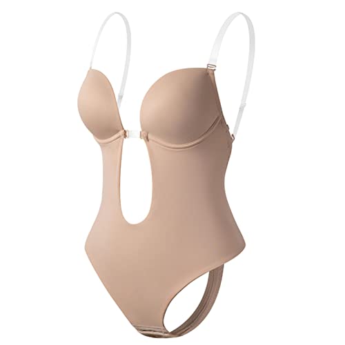 Body Taille Formateur Dos Nu Résout le Problème des Décolletés Plongeants