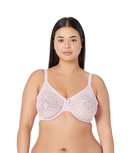 Image of Wacoal Women's Halo Lace Unlined Mid Coverage Underwire Bra, 851205