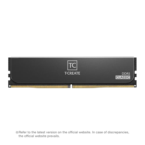 Image of TEAMGROUP T-Create Classic 10L DDR5 64GB Kit (2 x 32GB) 5600MHz (PC5-44800) CL46 Intel XMP 3.0 & AMD EXPO Compatible Desktop Memory Module Ram - CTCCD564G5600HC46DC01