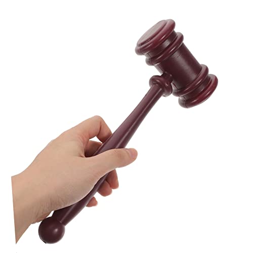 Vaguelly Martelo De Juiz Infantil 2 Peças Brinquedo Para Crianças Juiz De Cascalho Brinquedo Engraça