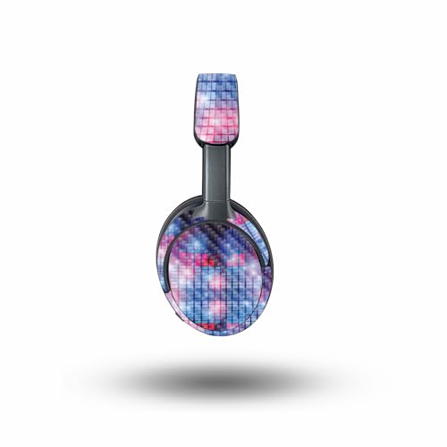 Image of MightySkins Carbon Fiber Skin Compatible with Bose QuietComfort Ultra - Neon EQ | Protective, Durable Textured Carbon Fiber Finish | Easy to Apply, Remove, and Change Styles