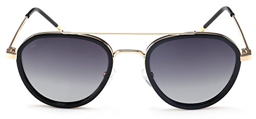 PRIVÉ REVAUX Women's The Connoisseur, Caviar Black/Grey Gradient, One Size
