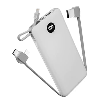 Carregador Portátil (Power Bank) Ultra Rápido 20000mAh, Power Delivery 20W, 2 Saídas USB + 1 Saída/Entrada USB-C (PRETO OU BRANCO)