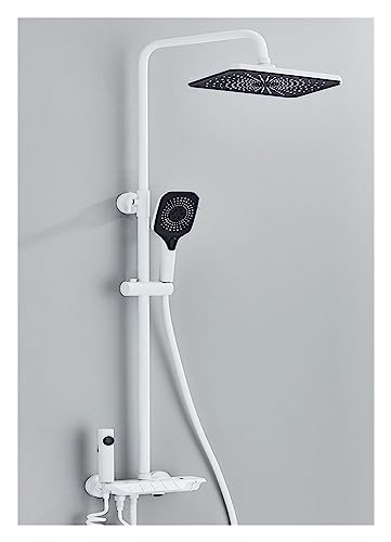Robinet thermostatique en laiton avec affichage numérique et cascade eau chaude froide